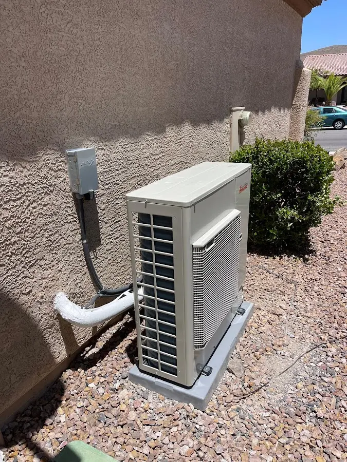 Residential air conditioning condenser unit in La Marque